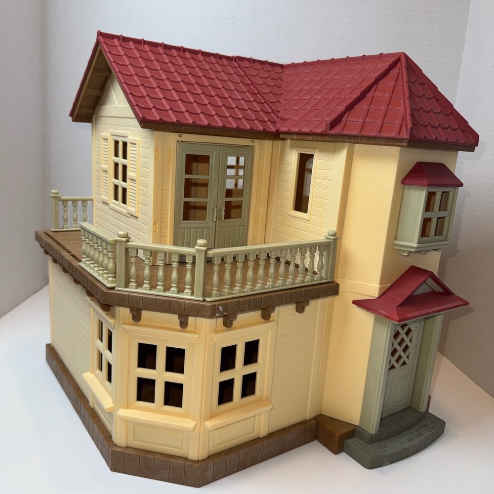 Calico Critters Red Roof Country Home Unisex OS Cream Red Modular Dollhouse Toy
